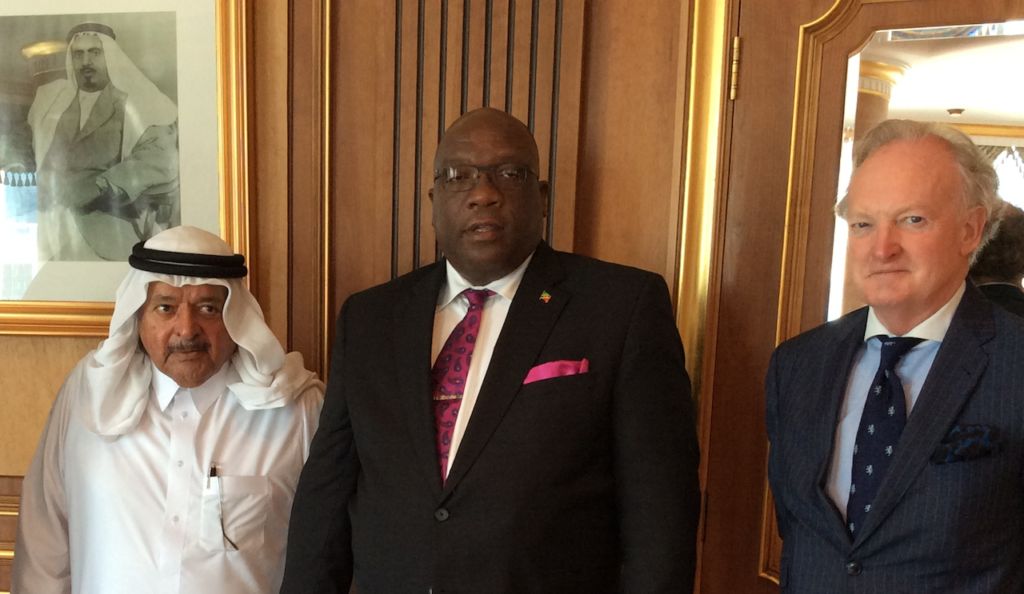 H.E. Sheikh PM Harris and Dr.-Doyle