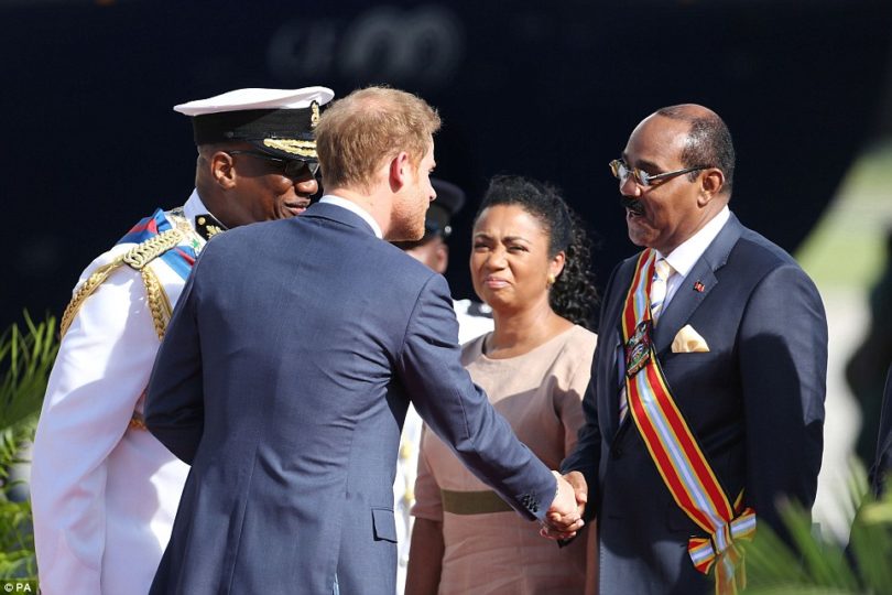 PRINCE HARRY BEGINS WHILRWIND ROYAL TOUR OF SEVERAL CARIBBEAN COUNTRIES ON BEHALF OF HER MAJESTY QUEEN ELIZABETH II