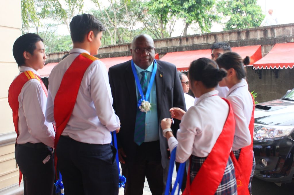 PM HARRIS IMPRESSES UNIVERSITY STUDENTS, LEAVES HIS MARK ON MANILA, PHILIPPINES