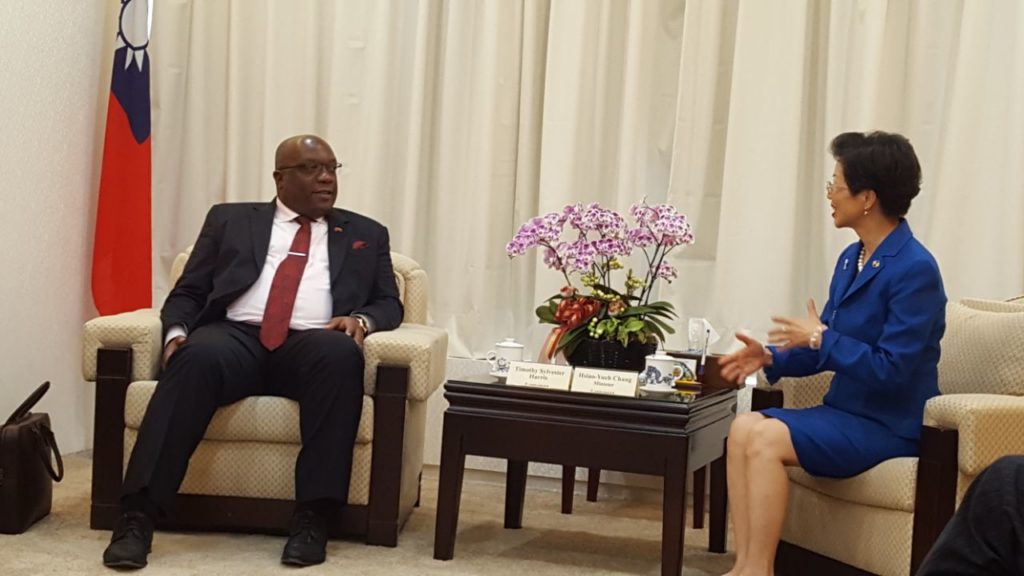 PRIME MINISTER HARRIS PROMOTES THE INTEREST OF ST. KITTS-NEVIS WITH REPUBLIC OF CHINA MAINLAND AFFAIRS COUNCIL MINISTER