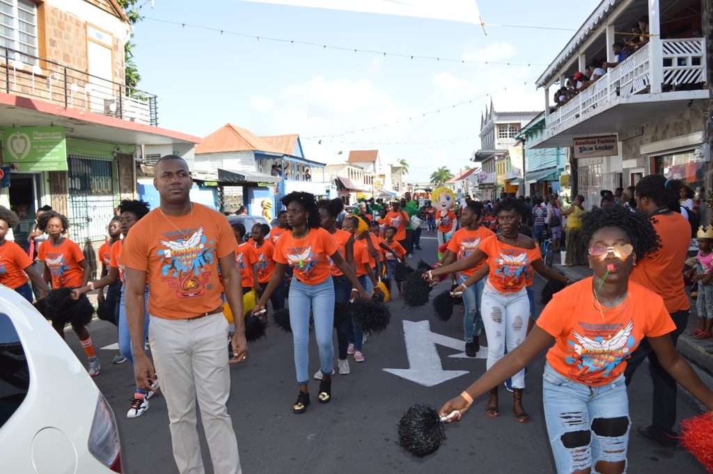 STREET MARCH AND BUSINESS EXPO CLIMAX 34TH YOUTH SUMMER CAMP