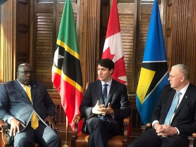 PM HARRIS, AS PART OF OECS MONETARY COUNCIL DELEGATION, MEETS WITH CANADA’S PRIME MINISTER