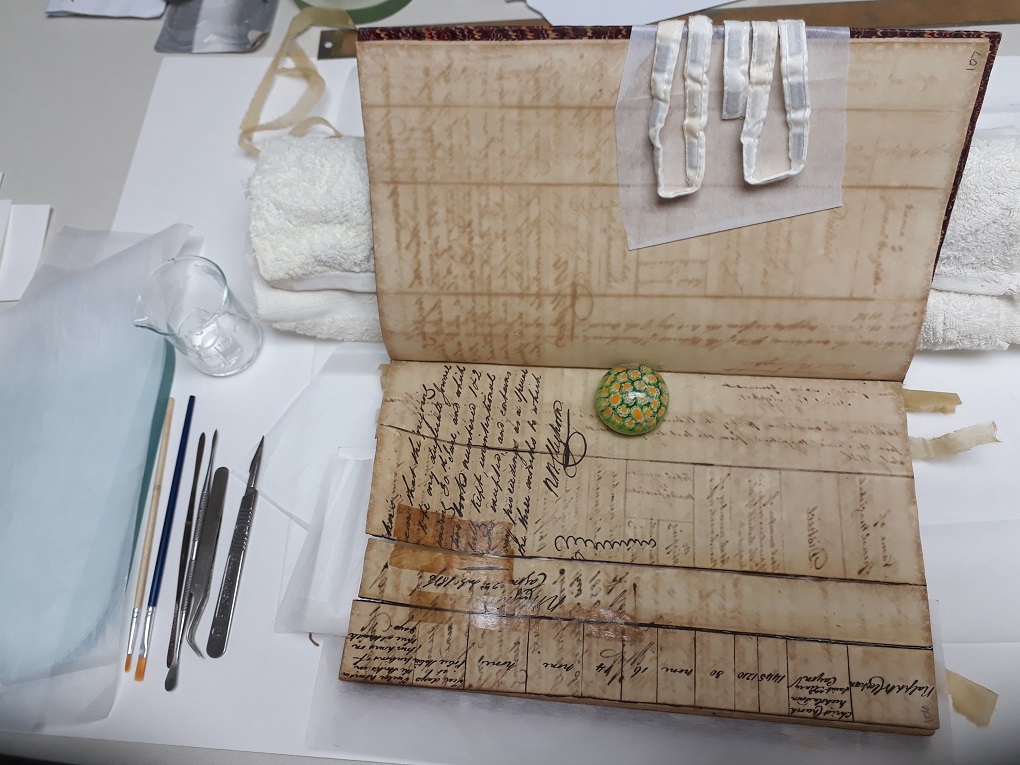 The National Archives has just completed a project of conservation on the Cleghorn Journals.