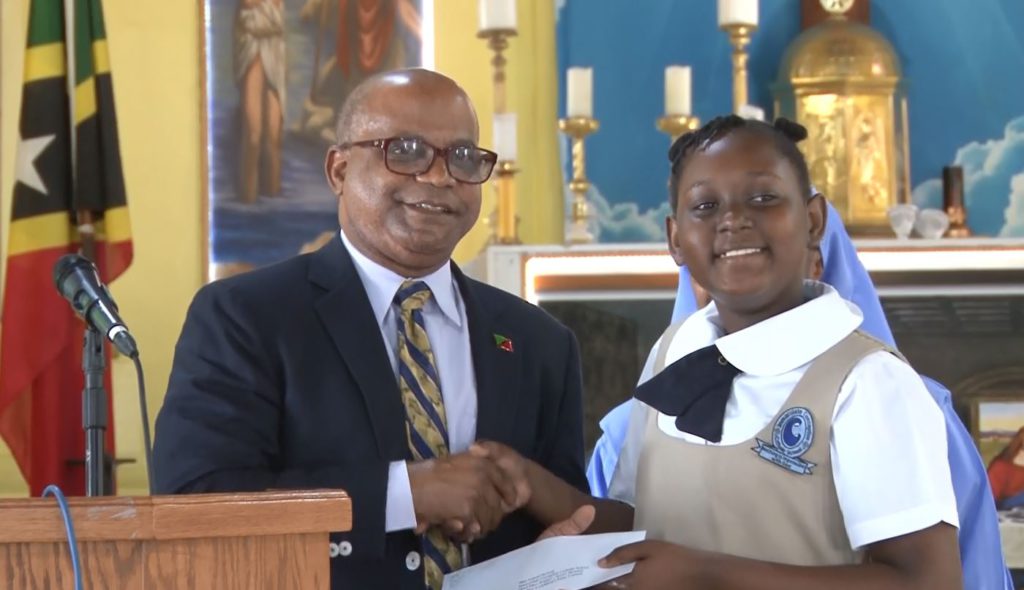 THIRD PRIZE WINNER IN FCCA CONTEST HAILS FROM ST. KITTS
