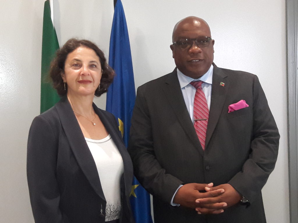 TAXATION MATTERS AND HURRICANE ASSISTANCE AMONG ISSUES ADDRESSED DURING MEETING WITH PM HARRIS AND EU AMBASSADOR