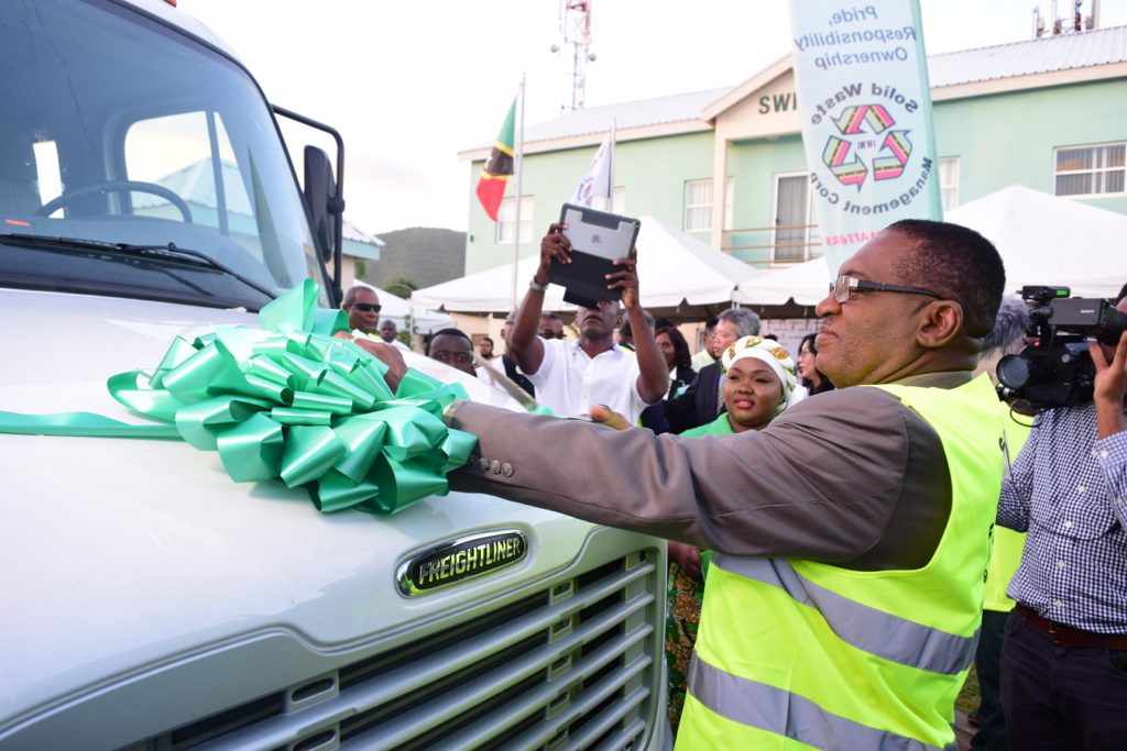 SOLID WASTE MANAGEMENT CORPORATION COMMISSIONS THREE NEW STATE-OF-THE-ART COMPACTOR GARBAGE TRUCKS