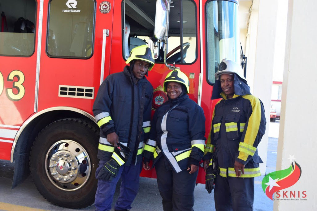 LOUISE CLARKE BECOMES FIRST FEMALE FIRE OFFICER LICENSED TO DRIVE A FIRE TRUCK IN ST. KITTS-NEVIS