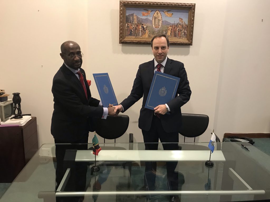 St. Kitts and Nevis signs visa waiver agreement with San Marino