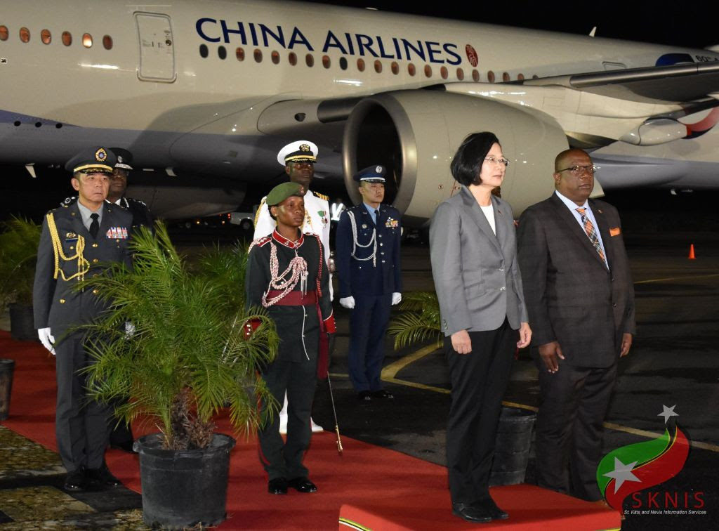 PRIME MINISTER HARRIS PROVIDES RED CARPET WELCOME TO THE PRESIDENT OF THE REPUBLIC OF CHINA (TAIWAN)