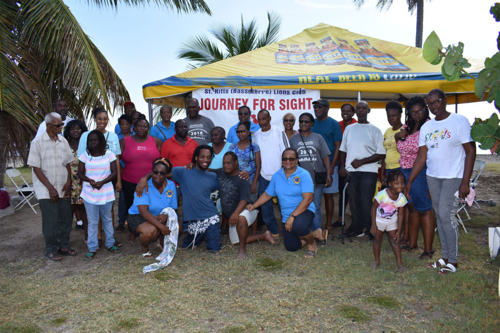 St. Kitts (Basseterre) Lions Club honours visually impaired persons in celebration of Blindness Awareness Month 2019