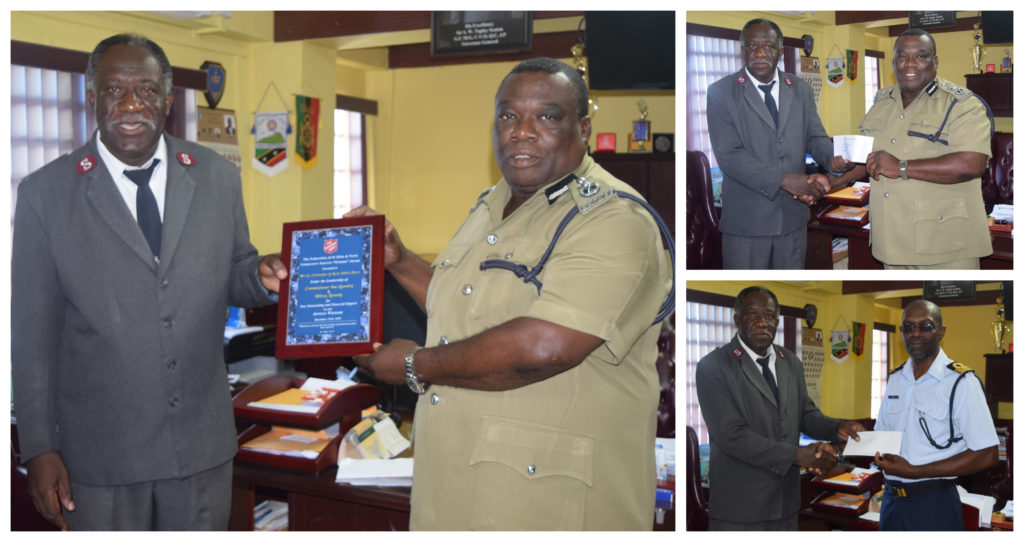 POLICE RECEIVE SALVATION ARMY’S ANNUAL WELFARE APPEAL AWARD