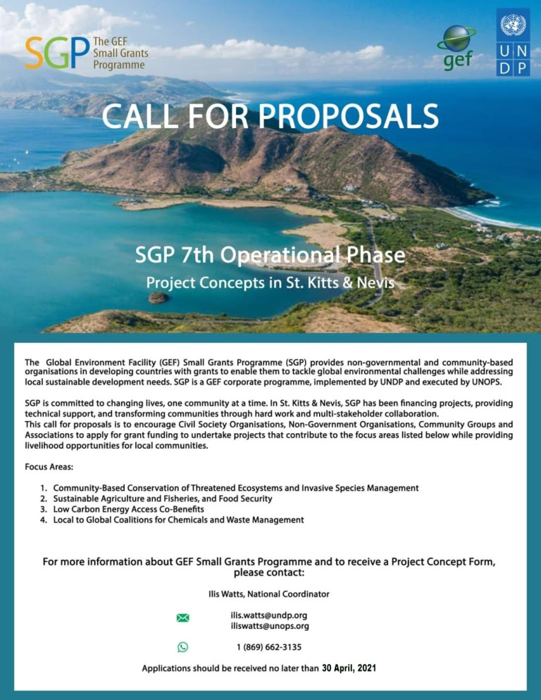 Notice – Bulletin: Calls for Proposal-Small Grants Programme