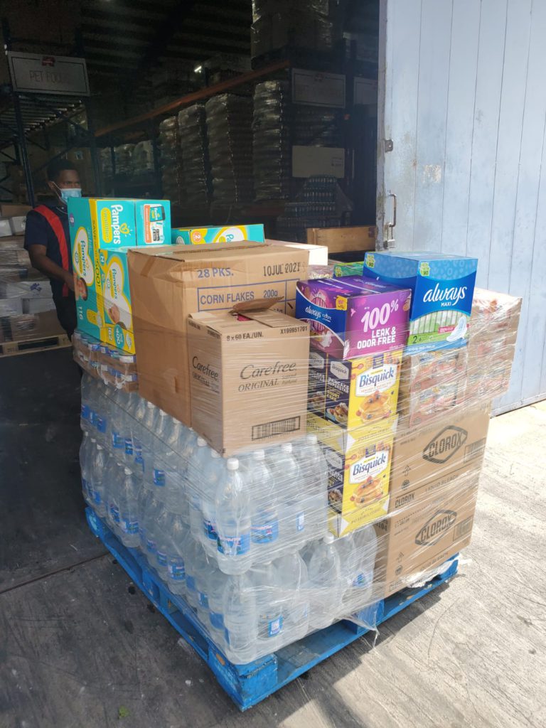 Donation of Goods to St. Vincent & The Grenadines