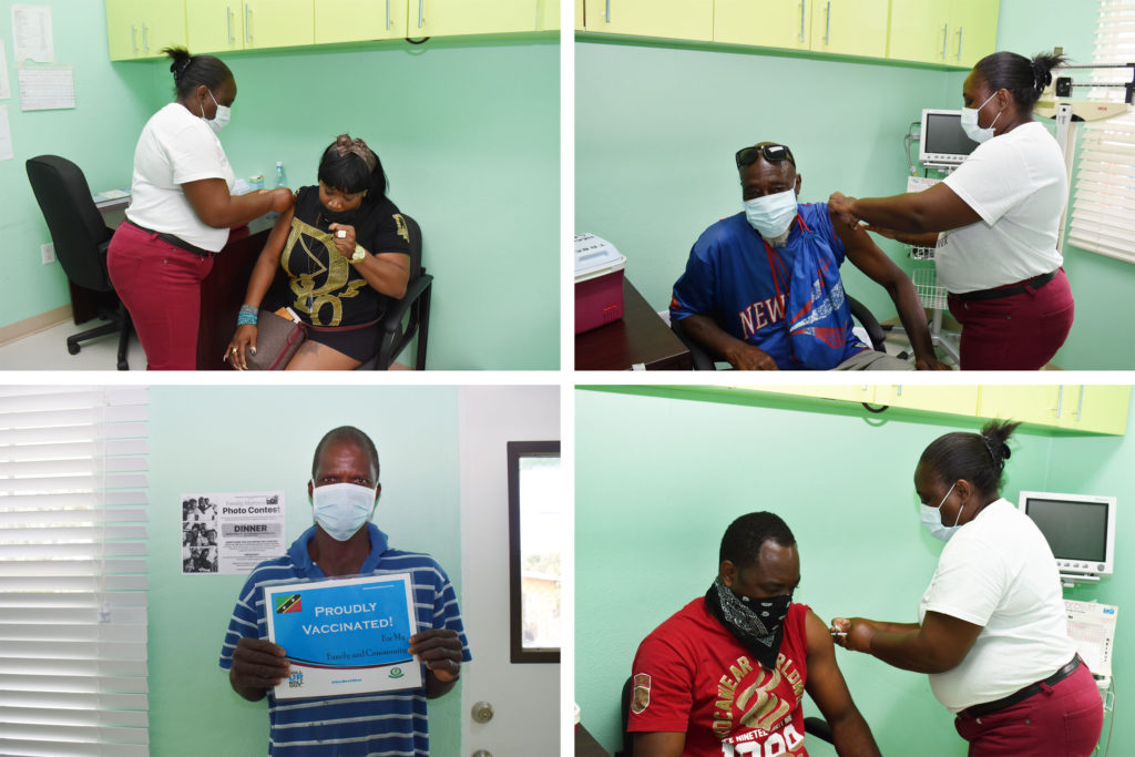 PM Harris impressed by uptake in interest of persons requiring the Covid-19 vaccine