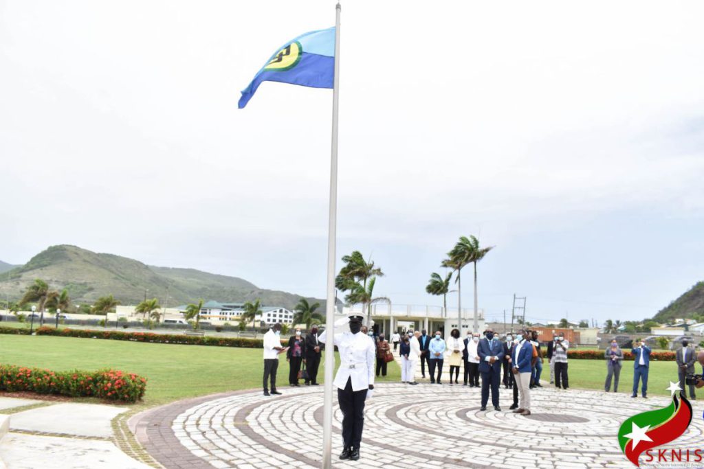 ‘I AM CARICOM’ CAMPAIGN IN ST. KITTS AND NEVIS CULMINATES WITH FLAG RAISING CEREMONY