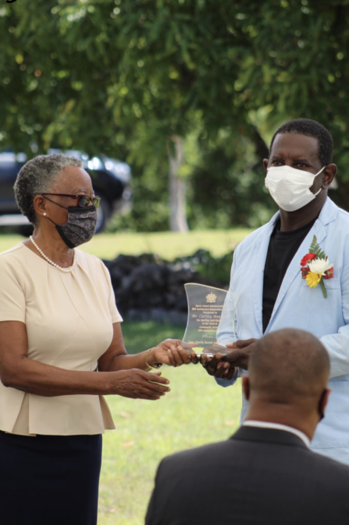 Gingerland musician Mr. Curtley Maynard honoured for contribution to Music