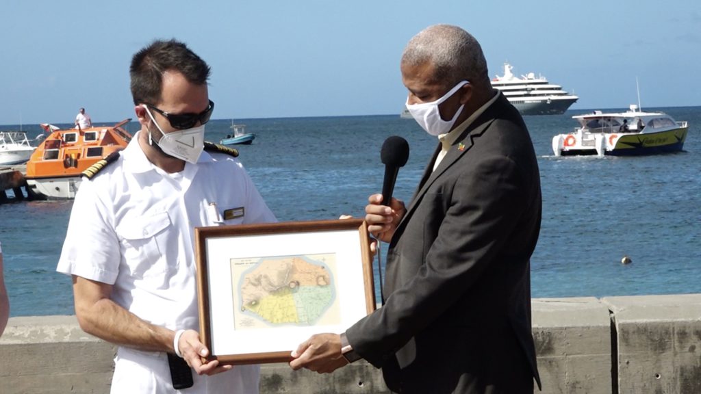 MV World Voyager makes inaugural call on Nevis