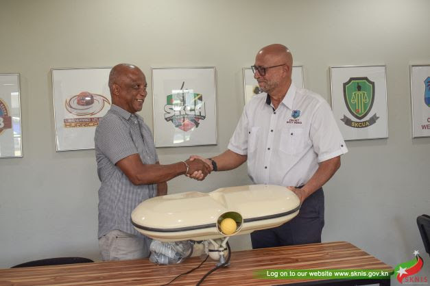 ST KITTS CRICKET ASSOCIATION RECEIVES ADVANCED BOWLING MACHINES