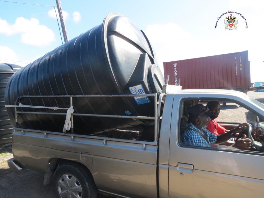 FARMERS GRATEFUL FOR WATER TANKS FROM MINISTRY OF AGRICULTURE