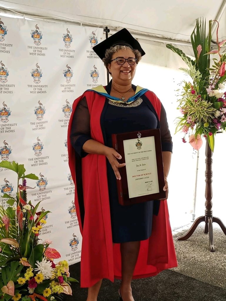 CARPHA ED Receives UWI Honorary Doctor of Science Degree