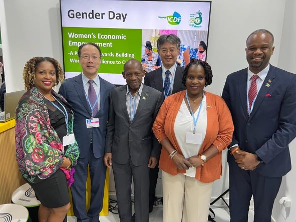 Rt. Hon. Dr. Denzil Douglas hosts COP27 Gender Day side event centering on women in small businesses in the Caribbean
