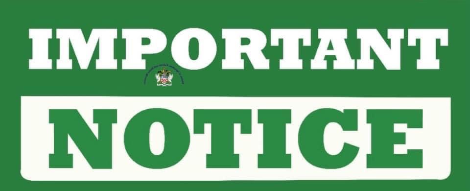 NOTICE OF CLOSURE FOR THE MINISTRY OF AGRICULTURE