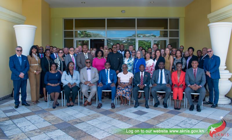PRIME MINISTER DR. DREW SHARES HIS GOVERNMENT’S VISION OF CREATING A SUSTAINABLE ISLAND STATE WITH MEMBERS OF THE DIPLOMATIC AND CONSULAR CORPS
