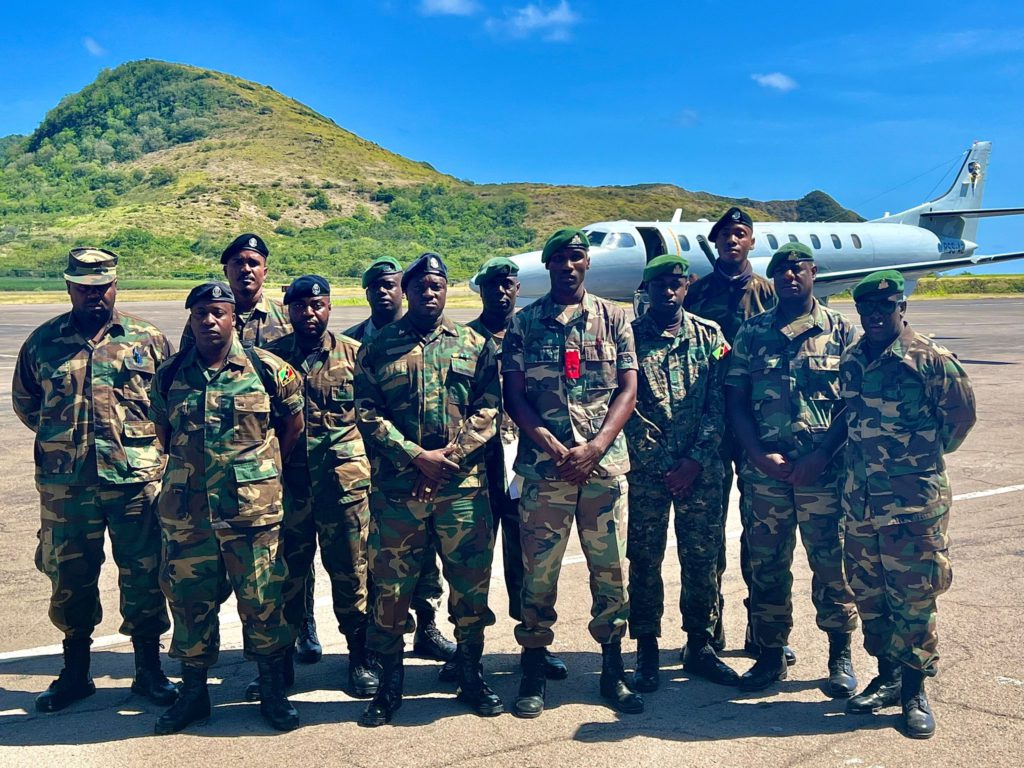 MIXED LAW ENFORCEMENT CONTINGENT DEPLOYED TO ST. LUCIA