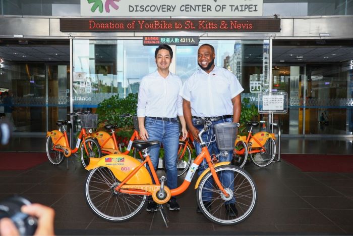 Saint Kitts and Nevis receives bike donation from Taipei City Government