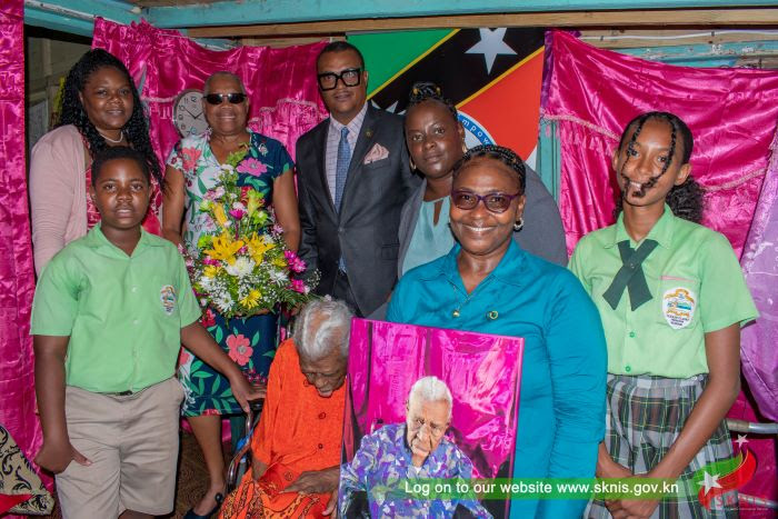 H.E. DAME MARCELLA VISITS CENTENARIANS AND COMMENDS THEIR CONTRIBUTIONS TO NATIONAL DEVELOPMENT