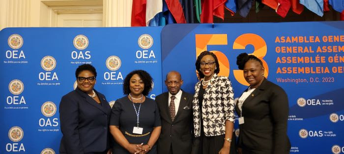 Foreign Minister Douglas leads St. Kitts and Nevis delegation to the 53rd OAS General Assembly in Washington, D.C.
