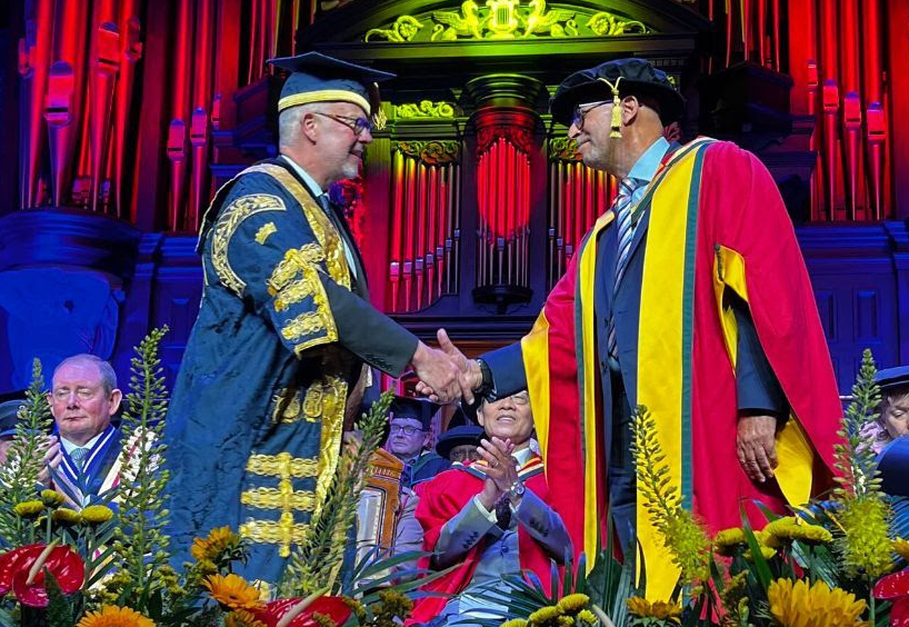ST. KITTS AND NEVIS’ TOURISM ADVISOR AWARDED HONORARY DOCTORATE FOR CONTRIBUTION TO THE SECTOR FROM THE UNIVERSITY OF BOLTON