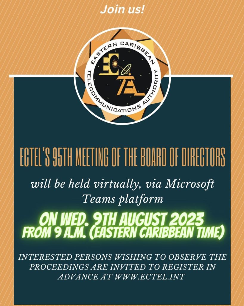 ECTEL Invites the Public to Observe its 95th Board of Directors Meeting
