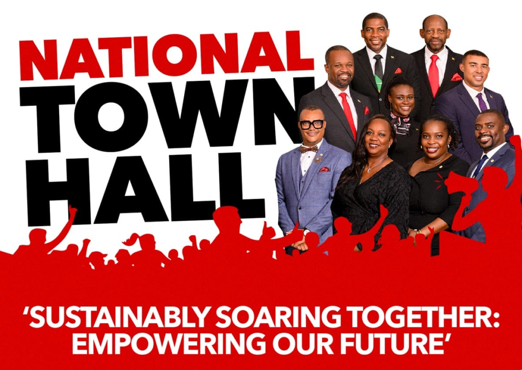 THE GOVERNMENT’S FIRST ANNIVERSARY CELEBRATORY ACTIVITIES KICK OFF THIS EVENING WITH A NATIONAL TOWN HALL MEETING
