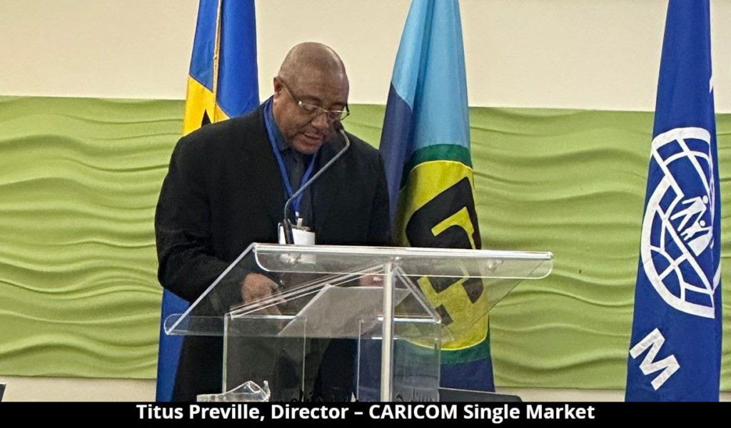 Opening Remarks by Titus Preville Director – CARICOM Single Market At Workshop on Supporting the CSME on Gathering and Harmonizing Free Movement Data