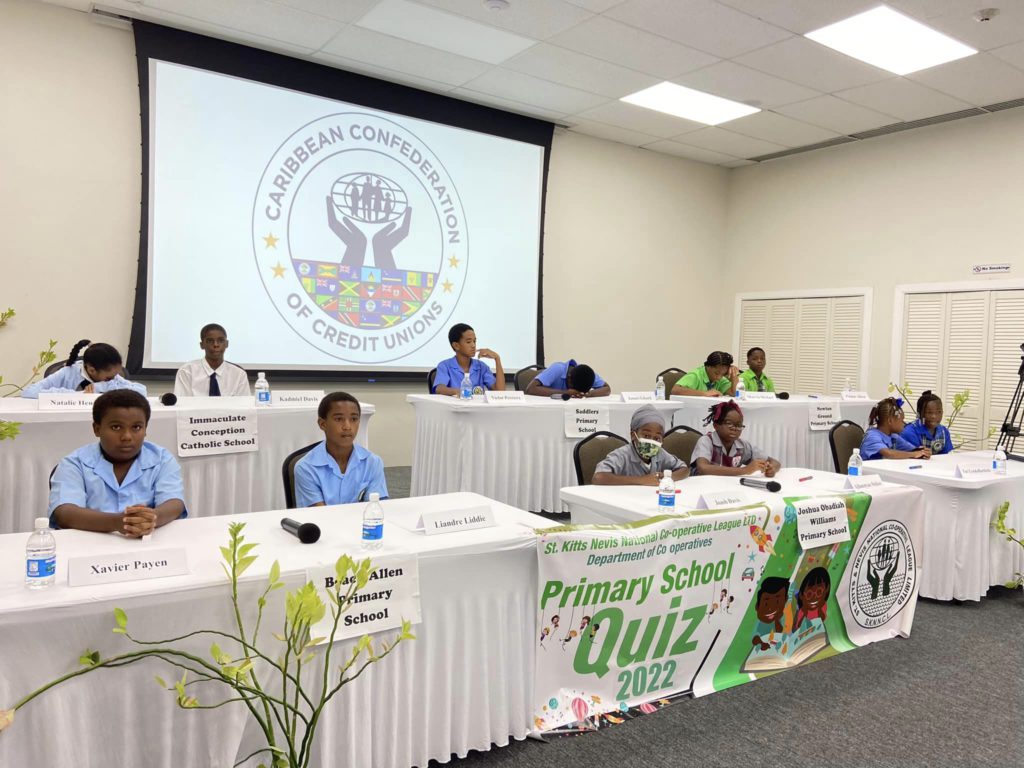 SEVENTEEN PRIMARY SCHOOLS TO COMPETE IN 2023 ST. KITTS-NEVIS NATIONAL COOPERATIVE LEAGUE DEPARTMENT OF COOPERATIVES QUIZ COMPETITION