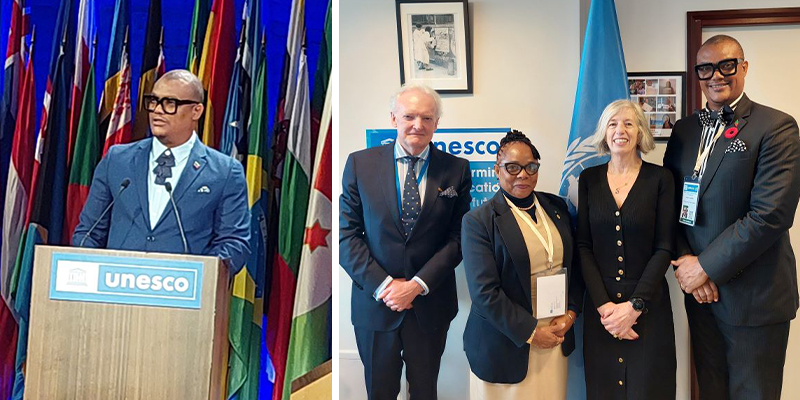 St. Kitts and Nevis opens the 42nd UNESCO General Conference in Paris as the first speaker