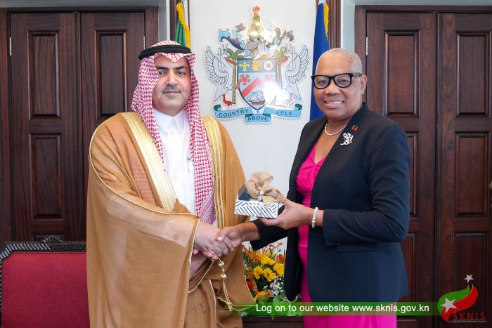 AMBASSADOR OF THE KINGDOM OF SAUDI ARABIA PRESENTS CREDENTIALS TO ST. KITTS AND NEVIS