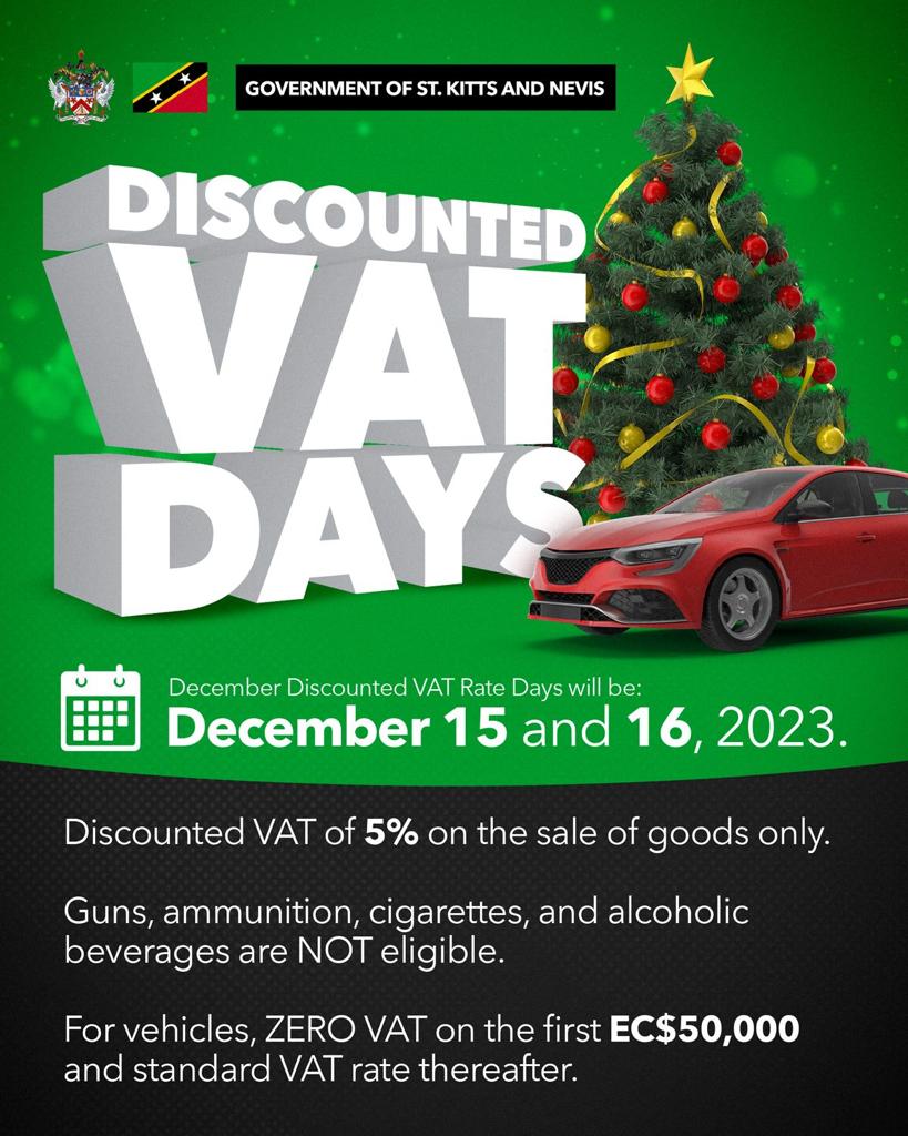NEW OPPORTUNITY FOR EXCEPTIONAL SAVINGS WITH DISCOUNTED VAT RATE DAYS ON DECEMBER 15 AND 16, 2023