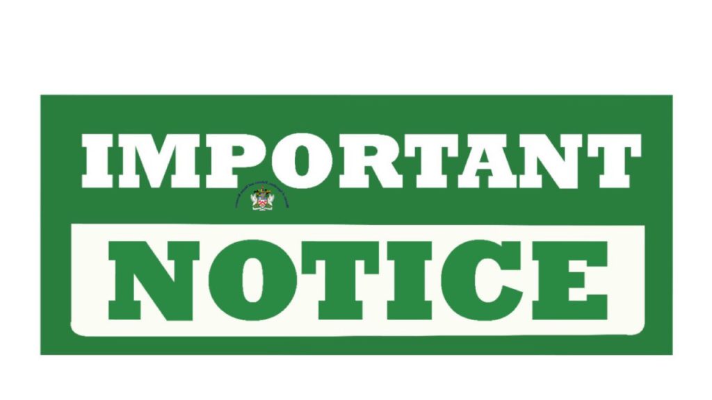 TEMPORARY CLOSURE OF AGRICULTURE MINISTRYOFFICES ON THURSDAY 14TH DECEMBER