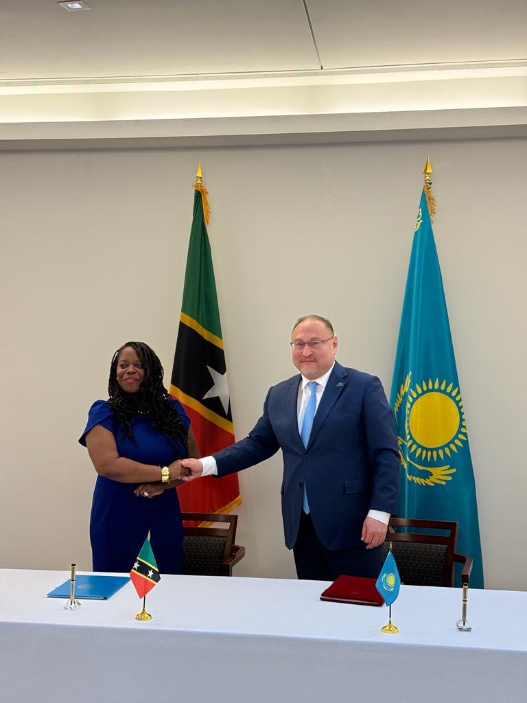 Saint Kitts and Nevis Signs Visa Waiver Agreement with the Republic of Kazakhstan