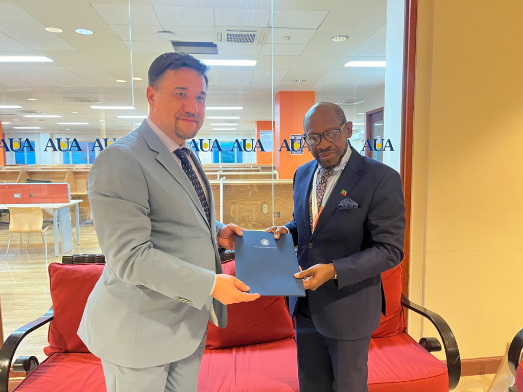 Dr. Douglas conducts Whirlwind Diplomacy