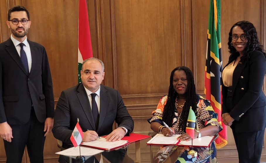 Saint Kitts and Nevis and the Republic of Lebanon Establish Diplomatic Relations