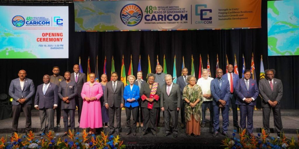 Prime Minister Drew and Fellow CARICOM Leaders Set the Stage for Transformational Talks at the Opening of the 48th CARICOM HoG Conference