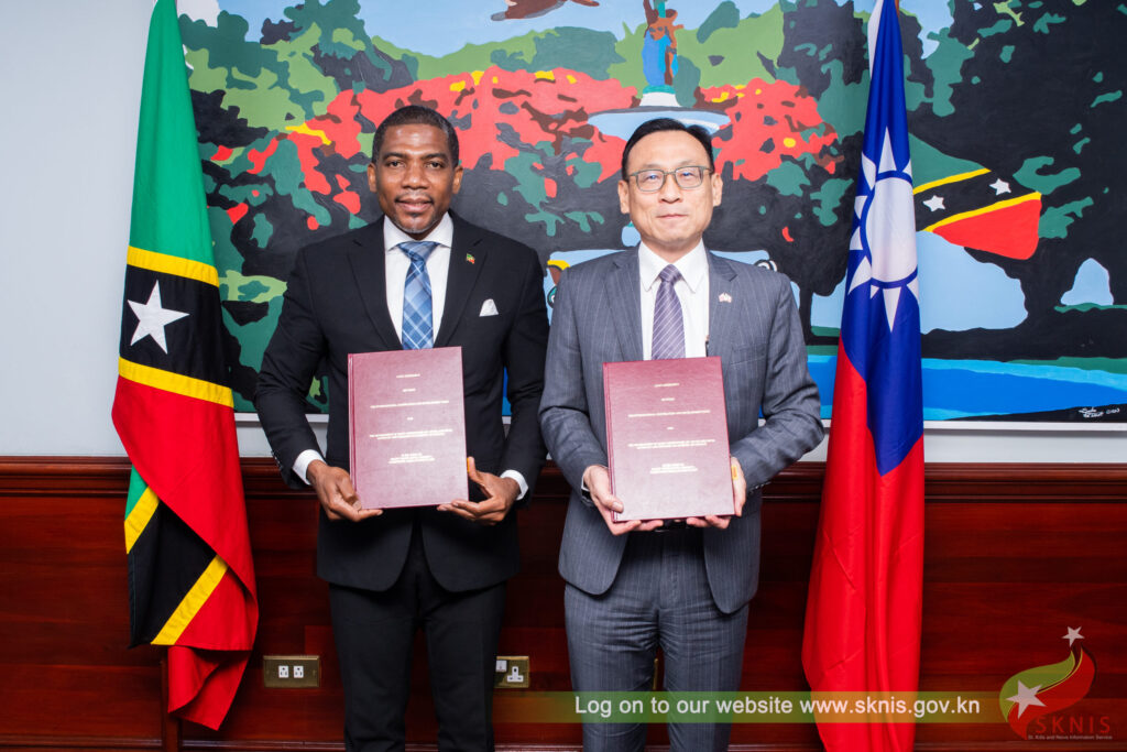 Taiwan ICDF and SKN Government Sign Landmark Agreement to Tackle Water Insecurity