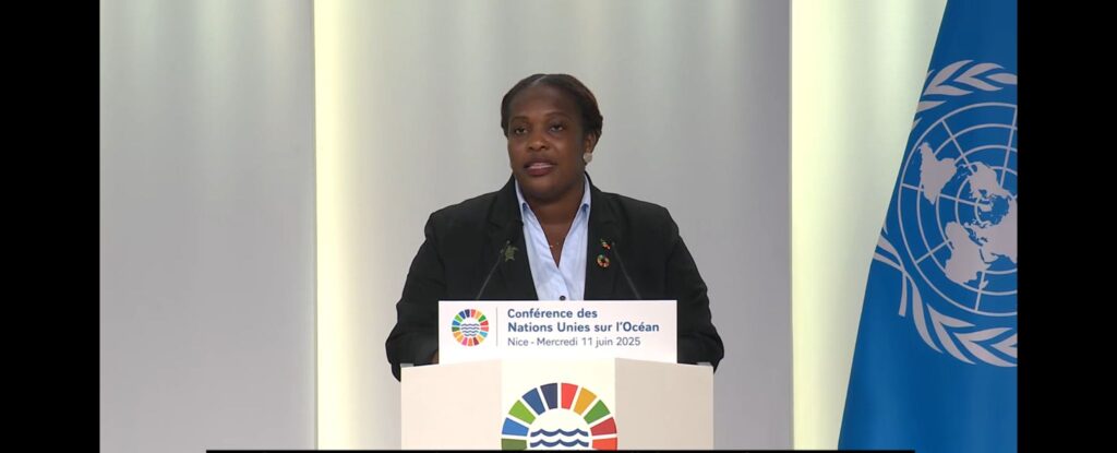 Hon. Clarke Delivers Forceful SIDS Statement at UN Ocean Summit in France