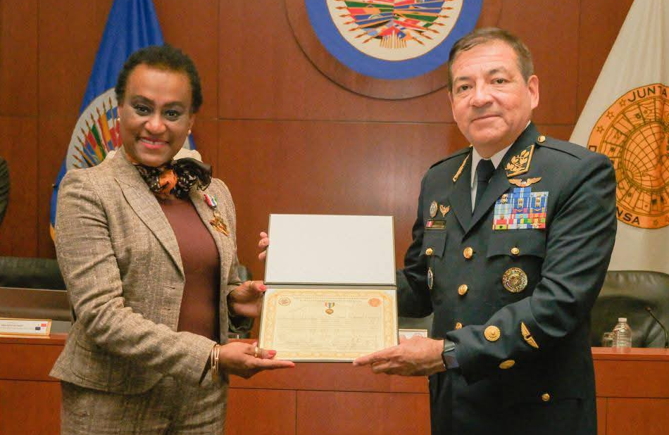Ambassador Jacinth Henry-Martin Receives Inter-American Defense Board Medal