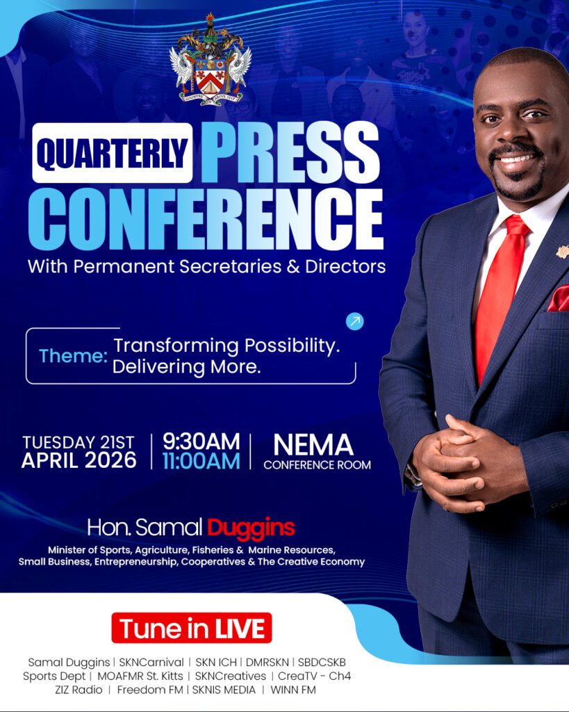 Hon. Samal Duggins to Host First Quarter 2026 Press Conference Under the Theme “Transforming Possibility. Delivering More.”
